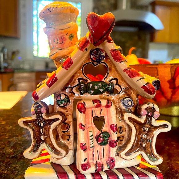 Heather Goldminc ceramic votive. c 2002 Blue Sky Corp. Clayworks - Picture 3 of 5